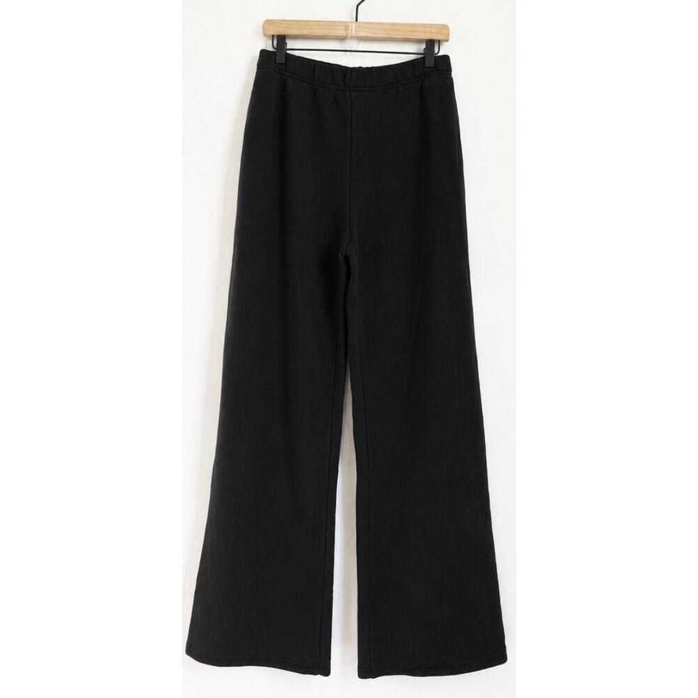 NEW Rag & Bone Terry Wide Leg Sweatpants Black XS - Picture 4 of 6